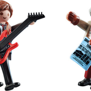 Back To The Future Marty Mcfly And Dr. Emmett Brown