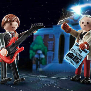 Back To The Future Marty Mcfly And Dr. Emmett Brown