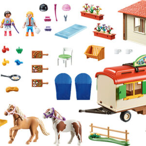 Pony Shelter with Mobile Home