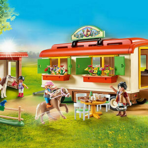 Pony Shelter with Mobile Home