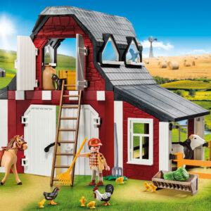 Playmobil Barn with Silo