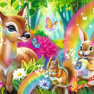 Lovable Woodland Friends 2x24 Pc Puzzle