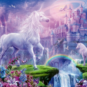 Unicorn Kingdom (100 pc Glitter Puzzle)
