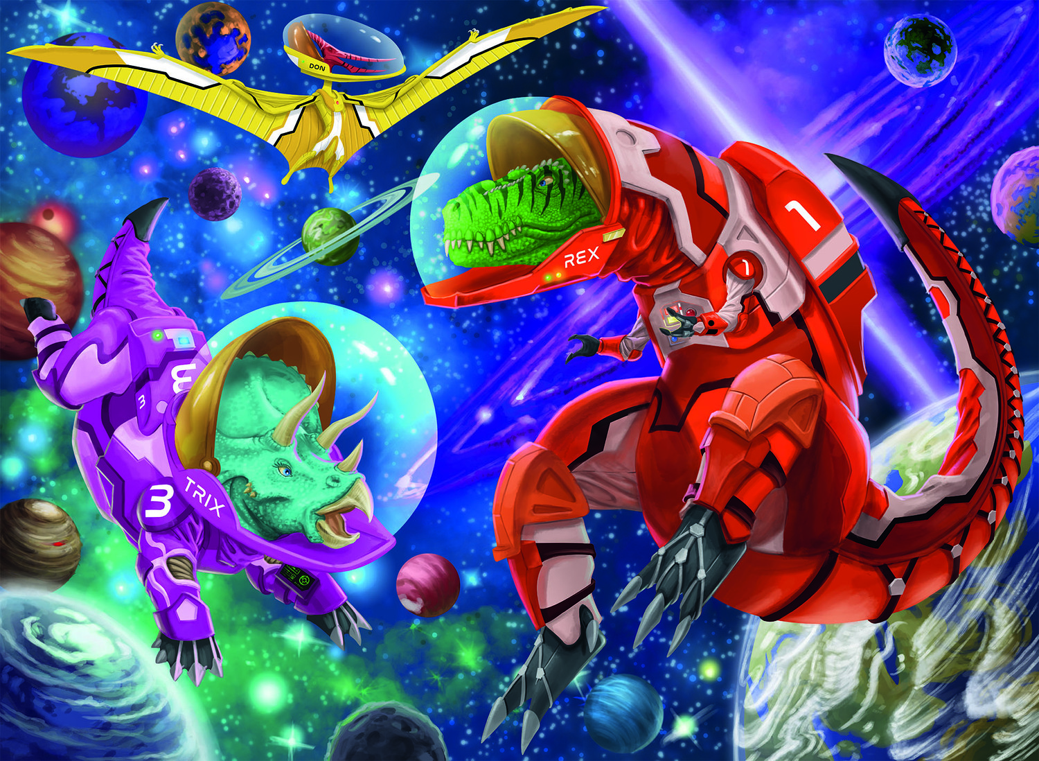 Space Dinosaurs (200 pc Puzzle)