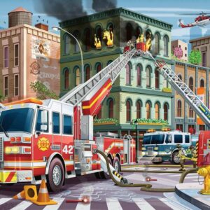 Fire Truck Rescue (100 pc Puzzle)