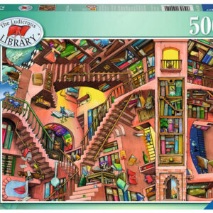 The Ludicrous Library (500 pc Puzzle)