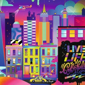Live Life Colorfully, NYC