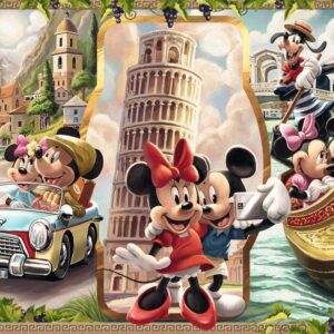 Vacation Mickey & Minnie (1000 pc Puzzle)
