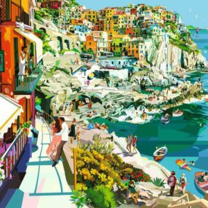 Romance in Cinque Terre (1500 pc Puzzle)