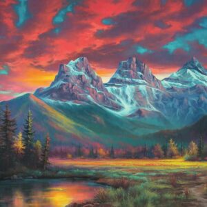 Alberta's Three Sisters (1000 pc Puzzle)