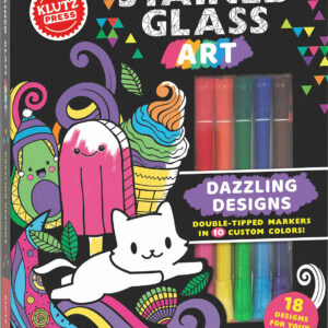Stained Glass Art: Dazzling Designs (Klutz Activity Book)