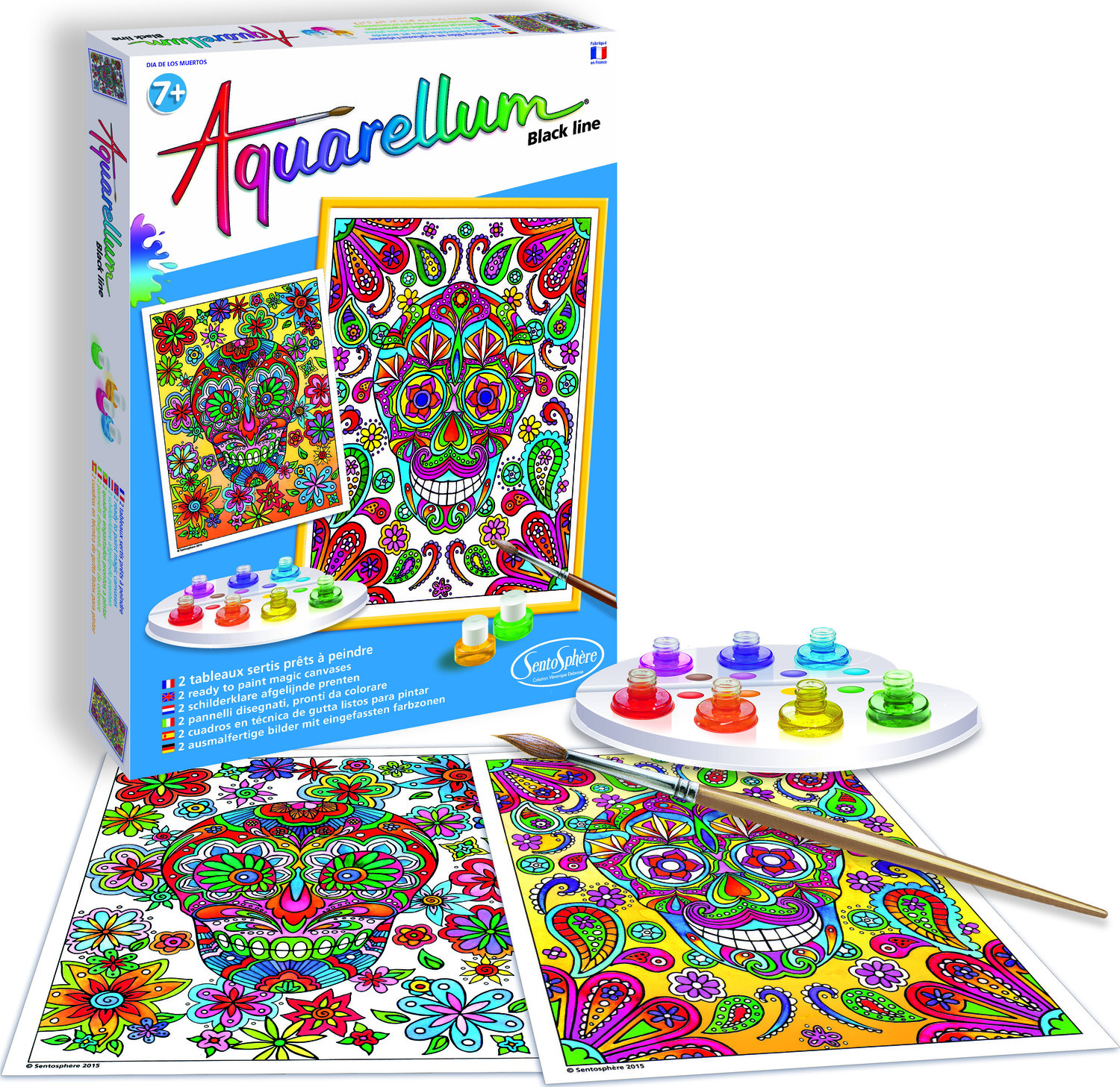 Aquarellum Blackline - Dia De Los Muertos