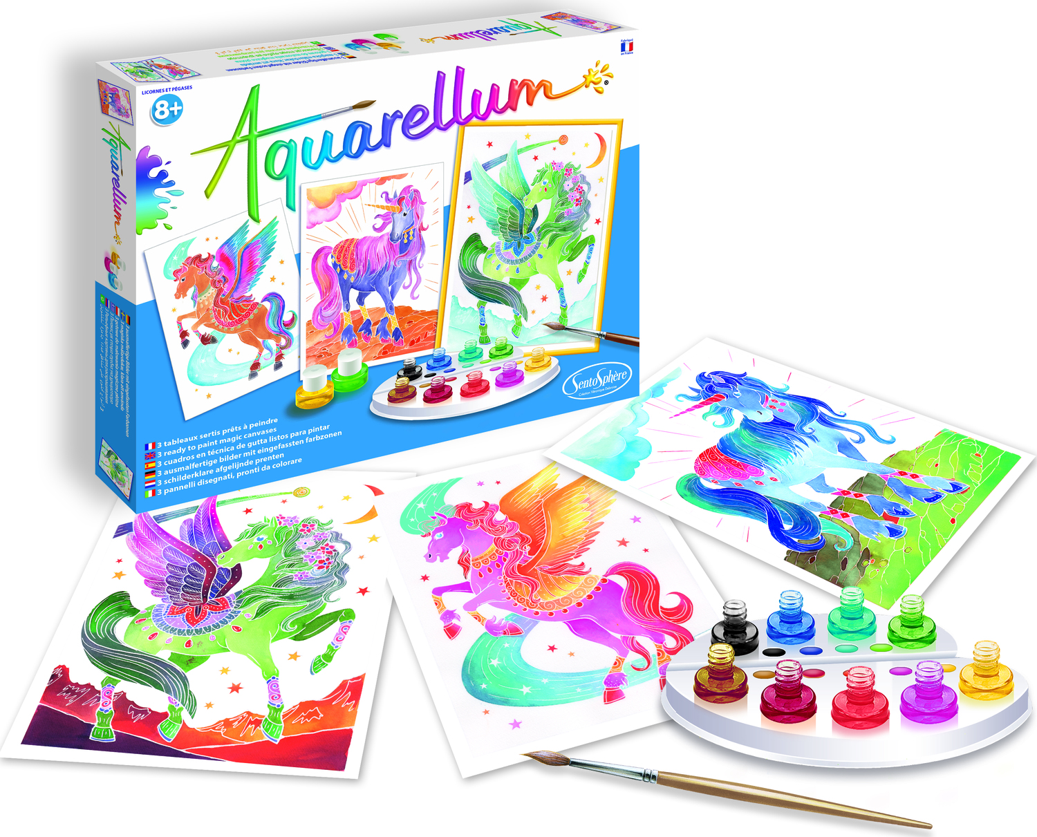 Aquarellum - Unicorns And Pegasus