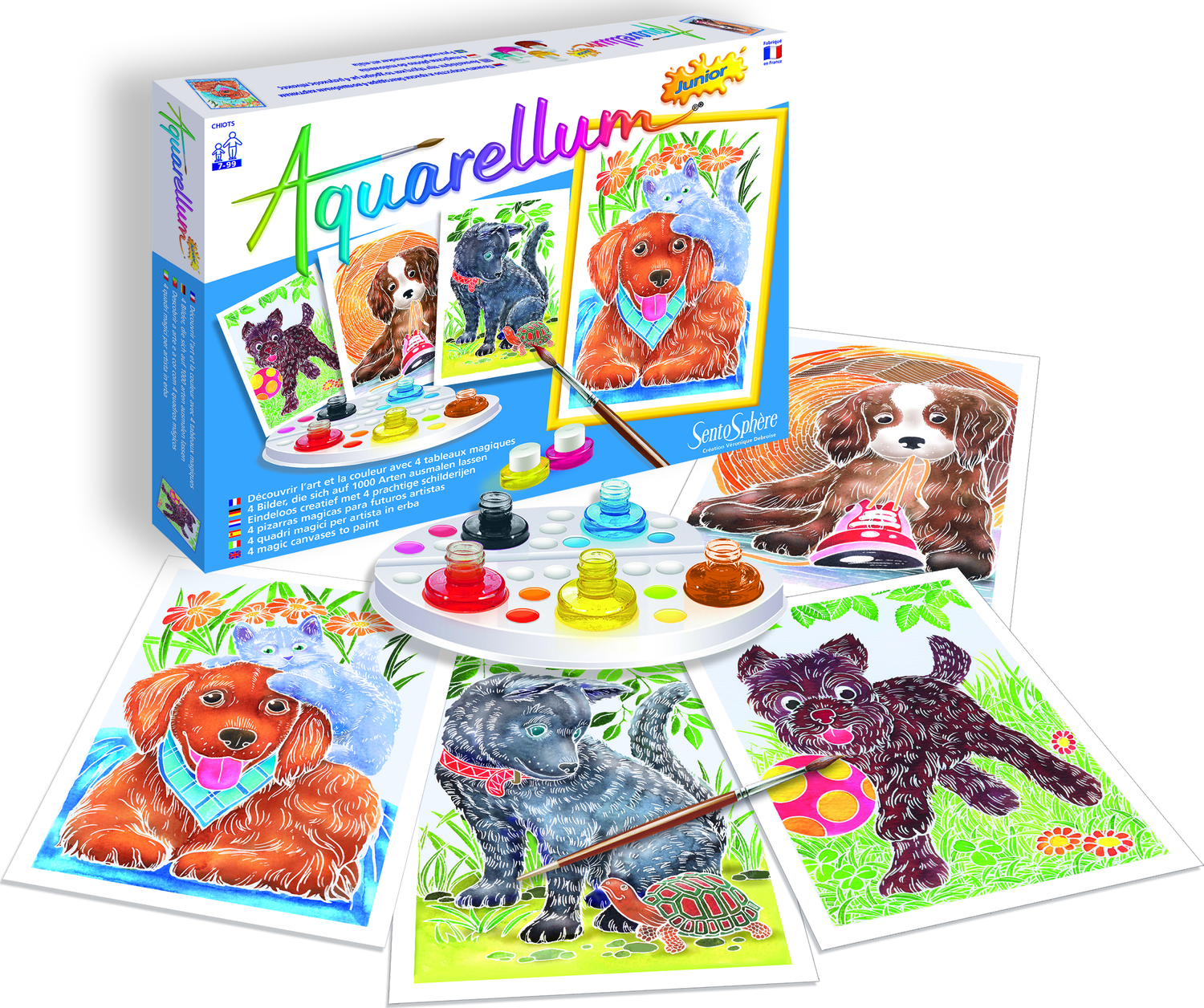 Aquarellum Junior - Sweet Dogs