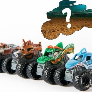 Monster Jam - Official Mini 5-Pack with Mystery Collectible Monster Truck - 1:87 Scale