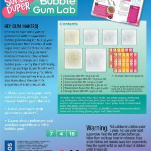 Super Duper Bubble Gum Lab