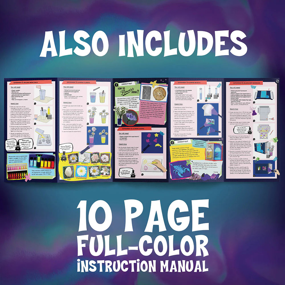 Glow-in-the-dark Science Lab