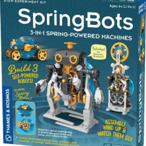 Springbots: 3-in-1 Spring-powered Machines
