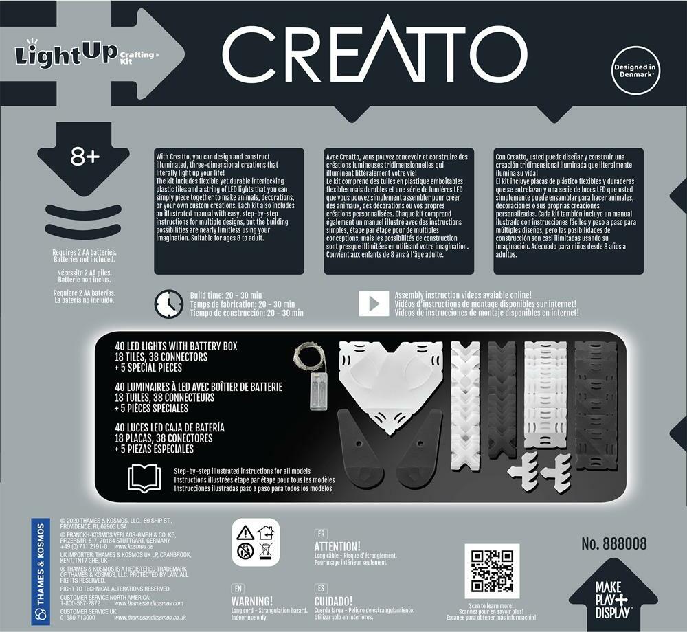 Creatto: Glowing Panda Monochrome Crew